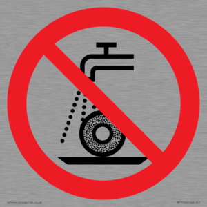 Prohibition: Do not use for wet grinding